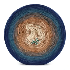 Ombré Mélangé Kokonki - Classic Bleu/Brun