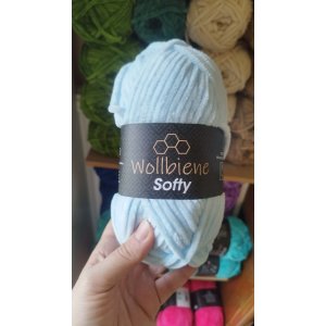Softy Wollbiene - Bleu clair 31