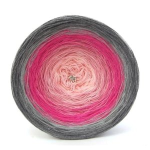 Ombré Mélangé Kokonki - Framboise grise