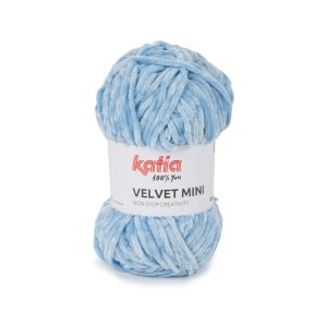 Velvet Mini Katia - Bleu ciel clair - 219