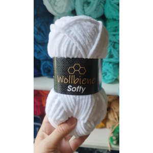 Softy Wollbiene - Blanc 01