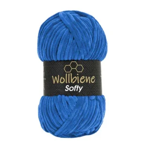 Softy Wollbiene - Bleu céruléen 38