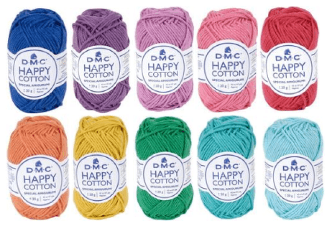 Pack "Arc en ciel" Happy Cotton DMC